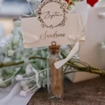 Beauty Home ΓΥΑΛΙΝΟΣ ΣΩΛΗΝΑΣ ΜΕ ΑΠΟΞΗΡΑΜΕΝΑ LAGURUS ΣΕΤ 4 ΤΜΧ ΕΚΡΟΥ 8 x 2 cm - Image 2