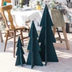 Beauty Home Διακοσμητικό Δέντρο 3D από Τσόχα, Πράσινο Ø31 x 80 cm - Image 2