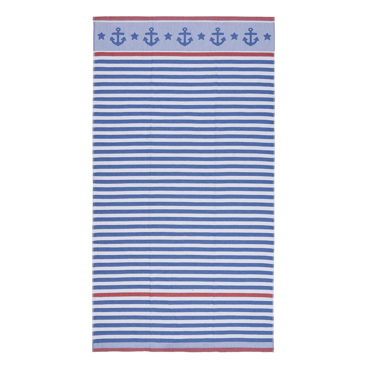 2177 Beauty Home Παρεό Art 2177 90x160 Μπλε,Κόκκινο - Image 1