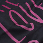 Beauty Home Πετσέτα γυμναστηρίου Microfiber Art 2209 50x90 Μαύρο,Ροζ - Image 2