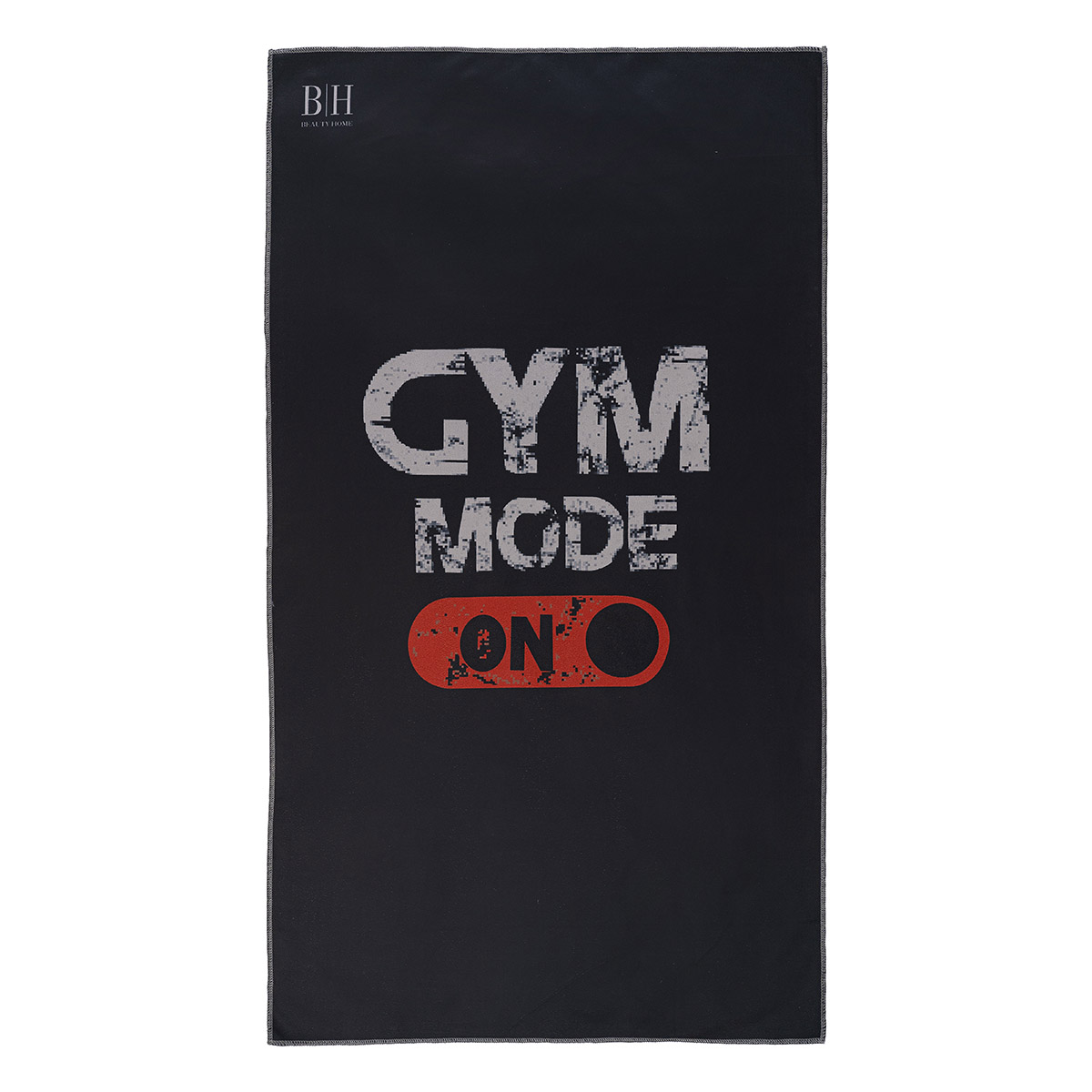 2244 Beauty Home Πετσέτα γυμναστηρίου Microfiber Art 2244 50x90 Μαύρο,Γκρι - Image 1