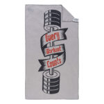 Beauty Home Πετσέτα γυμναστηρίου Microfiber Art 2247 50x90 Γκρι - Image 2