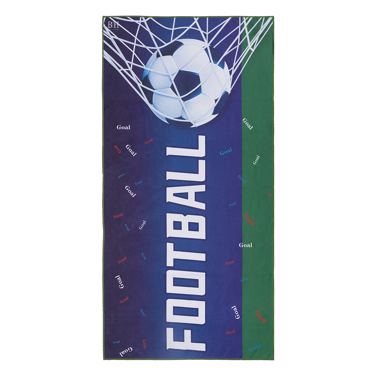 2260 Beauty Home Πετσέτα θαλάσσης διπλής όψης παιδική Microfiber Αrt 2260 Μπλε,Πράσινο - Image 1