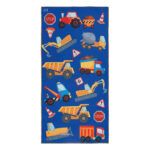 Beauty Home Πετσέτα θαλάσσης διπλής όψης παιδική Microfiber Αrt 2261 Μπλε