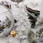 Beauty Home Κομψό έλατο ρητίνης λευκό 15 x 10 cm - Image 2