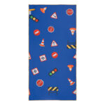 Beauty Home Πετσέτα θαλάσσης διπλής όψης παιδική Microfiber Αrt 2261 Μπλε - Image 2