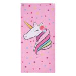 Beauty Home Πετσέτα θαλάσσης διπλής όψης παιδική Microfiber Αrt 2266 Ροζ