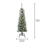 Beauty Home ΧΡΙΣΤΟΥΓΕΝΝΙΑΤΙΚΟ ΔΕΝΤΡΟ SLIM 45 x 150 cm - Image 4