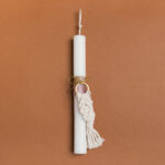 Beauty Home ΛΑΜΠΑΔΑ 25cm ΜΑΚΡΑΜΕ ΜΠΡΕΛΟΚ ΕΚΡΟΥ ΜΕ ΦΙΟΓΚΟ ΣΕ ΣΥΣΚΕΥΑΣΙΑ ΔΩΡΟΥ