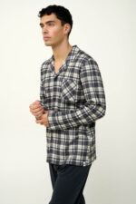 Ανδρική Βαμβακερή Κουμπωτή Πυτζάμα - Image 2