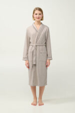 Γυναικεία Σταυρωτή Frottee Ρόμπα - Image 3