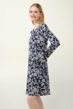 Micromodal Φλοράλ Νυχτικό με Πατιλέτα - Image 2