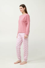 Γυναικεία Φούτερ Πυτζάμα με Μανσέτες