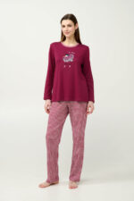 Βαμβακερή Χειμερινή Γυναικεία Πυτζάμα - Image 2