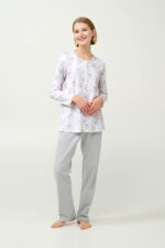 Γυναικεία Φούτερ Κουμπωτή Πυτζάμα - Image 2