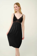 Νυχτικό Micromodal με Δαντέλα - Image 2