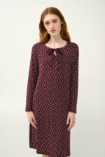 Χειμερινό Micromodal Πουά Νυχτικό - Image 2