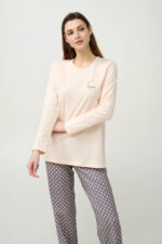 Γυναικεία Βαμβακερή Φόυτερ Πυτζάμα - Image 2