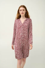 Κουμπωτό Νυχτικό Micromodal με Μοτίβο Ζέβρας - Image 2