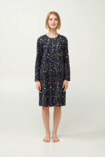 Βαμβακερό Χειμερινό Νυχτικό με Πατιλέτα - Image 2