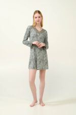 Micromodal Νυχτικό με Δαντέλα - Image 2