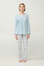 Χειμερινή Γυναικεία Βαμβακερή Πυτζάμα - Image 2