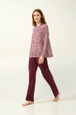 Γυναικεία Πυτζάμα Micromodal  με Μοτίβο Ζέβρα - Image 3