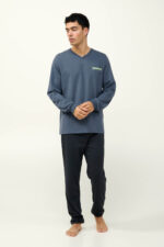 Ανδρική Φούτερ Φόρμα με V Λαιμόκοψη - Image 2