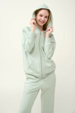 Γυναικεία Φούτερ Φόρμα με Φερμουάρ - Image 2