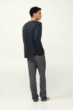 Ανδρική Χειμερινή Βαμβακερή Πυτζάμα - Image 2