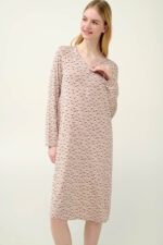 Χειμερινό Micromodal Φλοράλ Νυχτικό - Image 2