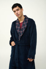 Μακριά Ανδρική Fleece Ρόμπα - Image 2