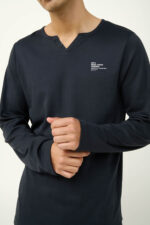 Ανδρική Βαμβακερή Πυτζάμα - Image 2