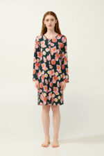 Χειμερινό Micromodal Νυχτικό με Πατιλέτα - Image 2