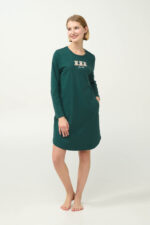 Βαμβακερό Νυχτικό με Τσέπες - Image 2