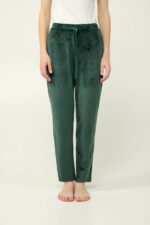 Μονόχρωμο Γυναικείο Παντελόνι Velvet - Image 2