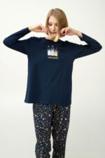 Γυναικεία Βαμβακερή Πυτζάμα - Image 2