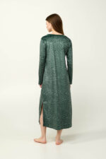 Γυναικείο Velvet Φόρεμα με V Λαιμόκοψη - Image 2