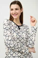 Βαμβακερό Νυχτικό Με Φιόγκους - Image 2