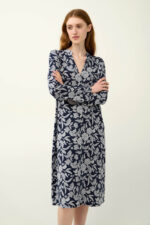 Micromodal Φλροάλ Νυχτικό με Κουμπιά - Image 2