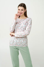 Γυναικεία Φούτερ Πυτζάμα με Μανσέτες - Image 2