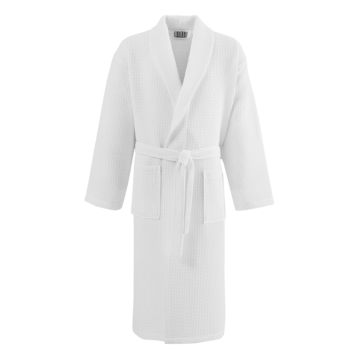 3053 Beauty Home Μπουρνούζι Support πικέ με γιακά 50%Cot-50%Pol 210gsm Λευκό - Image 1