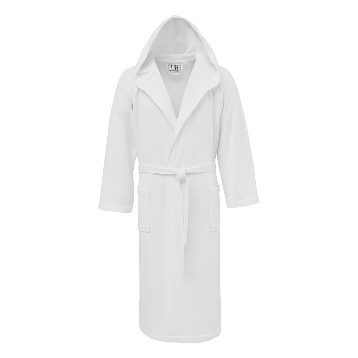 3055 Beauty Home Μπουρνούζι Satisfaction ζακαρ με κουκούλα Art3055 80%Cot-20%Pol 270gsm Λευκό - Image 1