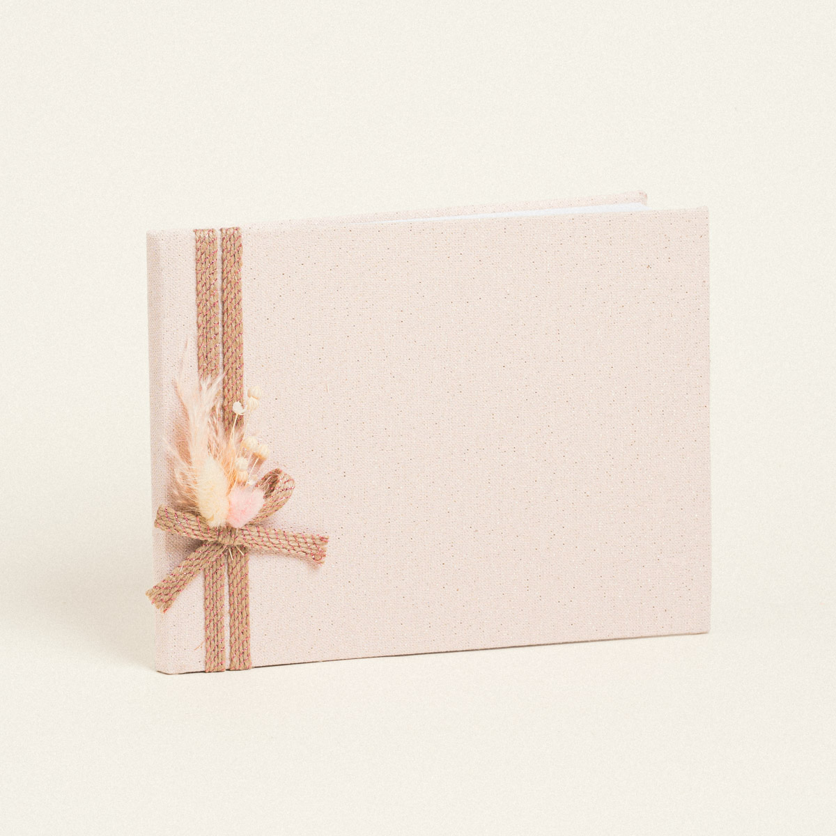 333921 Beauty Home ΒΙΒΛΙΟ ΕΥΧΩΝ ΣΤΕΦΑΝΙ ΡΟΖ-ΧΡΥΣΟ ΜΕ ΑΠΟΞΗΡΑΜΕΝΑ - Image 1