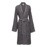 Beauty Home Μπουρνούζι με γιακά Art 3401 Ανθρακί