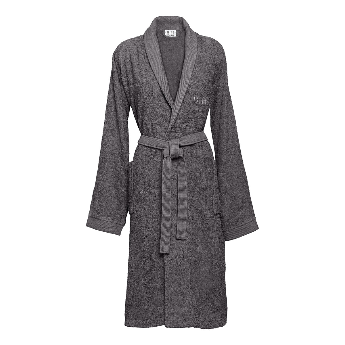 3401 Beauty Home Μπουρνούζι με γιακά Art 3401 Ανθρακί - Image 1