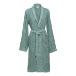 Beauty Home Μπουρνούζι με γιακά Art 3402 Σμαραγδί