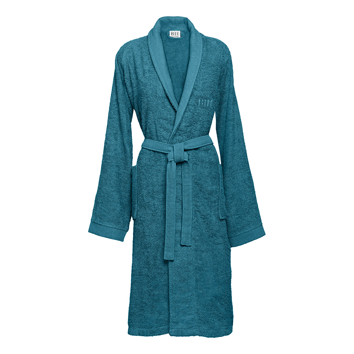 3403 Beauty Home Μπουρνούζι με γιακά Art 3403 Πετρόλ - Image 1