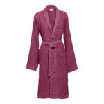 Beauty Home Μπουρνούζι με γιακά Art 3404 Δαμασκηνί