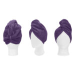 Beauty Home Πετσέτα μαλλιών Turban Art 3408 Μωβ - Image 3